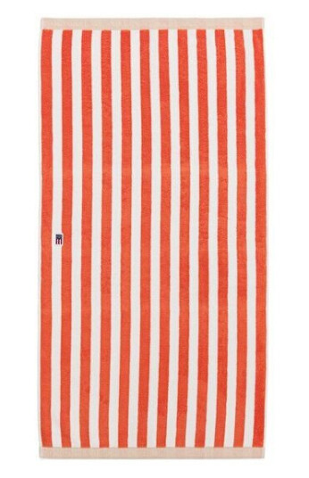 Lexington Håndkle blokkstriper 30x50 cm peach melon