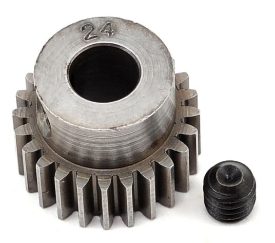 Robinson Racing 2024 48P Machined Pinion Gear 5mm Bore 24T Robinson Racing 2024 48P Machined Pinion Gear 5mm Bore 24T