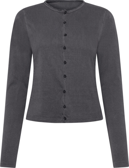 Weekday Slim Jersey Cardigan Grey S