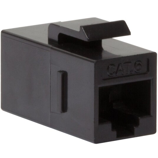 LogiLink Keystone skjøtekontakt Cat6 UTP 2 x RJ45 Svart