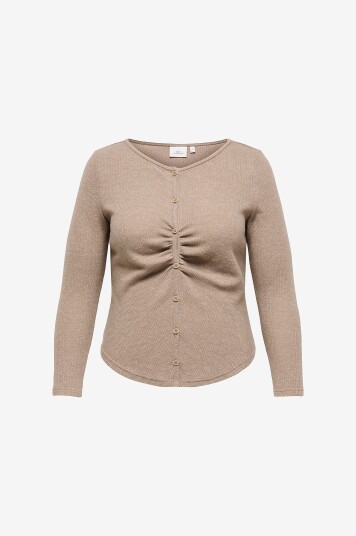 Only Carmakoma Kardigan carPaola L/S Cardigan Jrs Natur