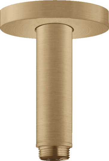 Hansgrohe Taktilkobling S til hodedusj 10 cm, 1/2", Børstet Bronse Hansgrohe Taktilkobling S til hodedusj 10 cm, 1/2", Børstet Bronse