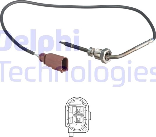 DELPHI TS30184 Sensor, eksostemperatur DELPHI TS30184 Sensor, eksostemperatur
