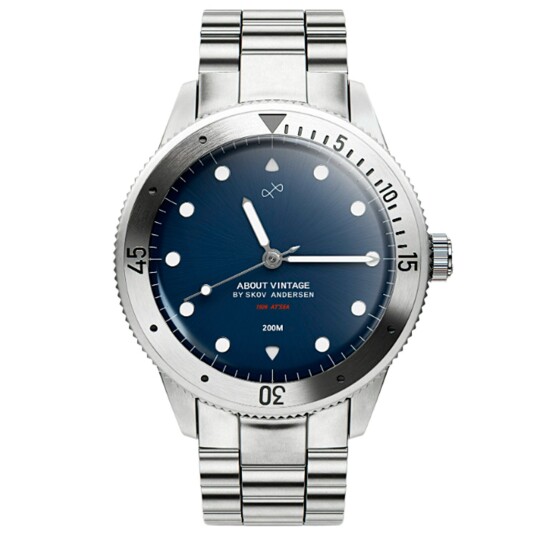 About Vintage 1926 39,5mm 1926-steel-blue - Herre - 40 mm - Analog - Kvarts urverk - Safirglass