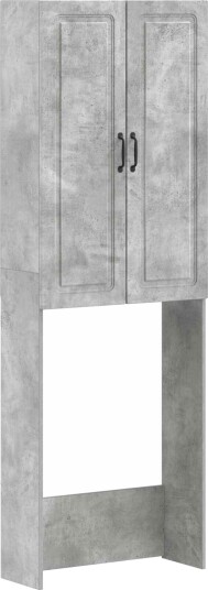 vidaXL Toalett skap UTRECHT Betonggrå 66 x 25,5 x 190 cm