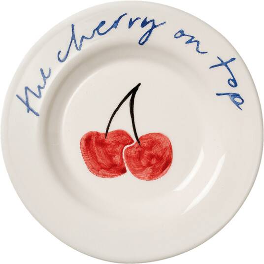 Cherry Tapas Plate 15 cm Red
