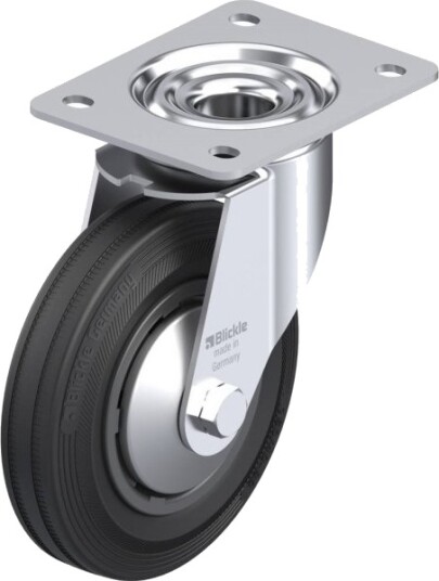 Blickle 676940 Le-Vpp 160G-Fa Hjul, Hjuldiameter 160 Mm, Bæreevne (Maks.) 135 Kg, 1 Stk