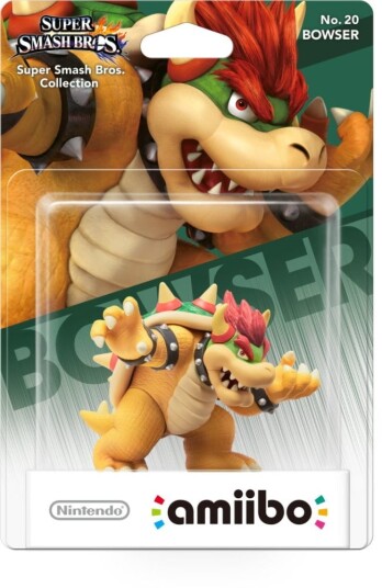 Nintendo Bowser Amiibo Figur med NFC For Wii U og Nintendo Switch
