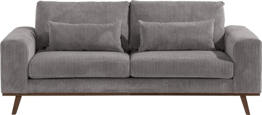 Copenhagen 2 seters Manchestersofa Mørk grå