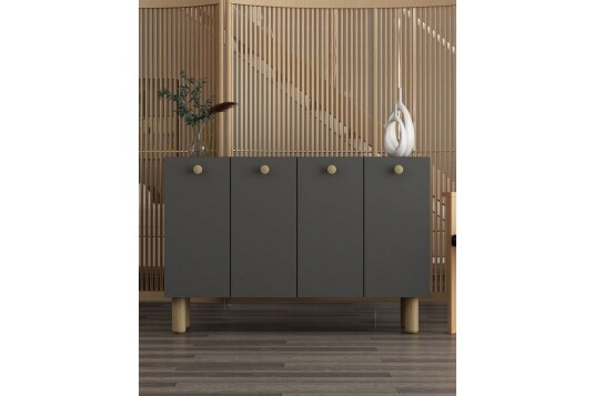 Bohem Konsollbord 120 cm Antrasitt/Brun