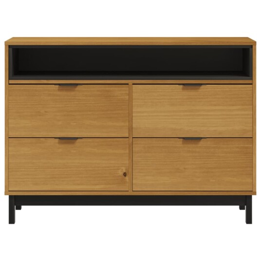 Kommode FLAM 110x40x80 cm heltre furu 8721012261808