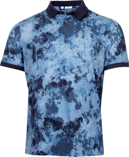 Calvin Klein Golf Digital Chaos Printed Polo NVY XXL