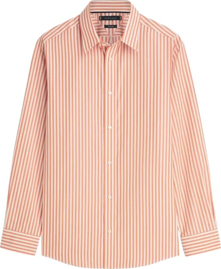 Tommy Hilfiger Dc Nautical Stripe Shirt   Orange   S