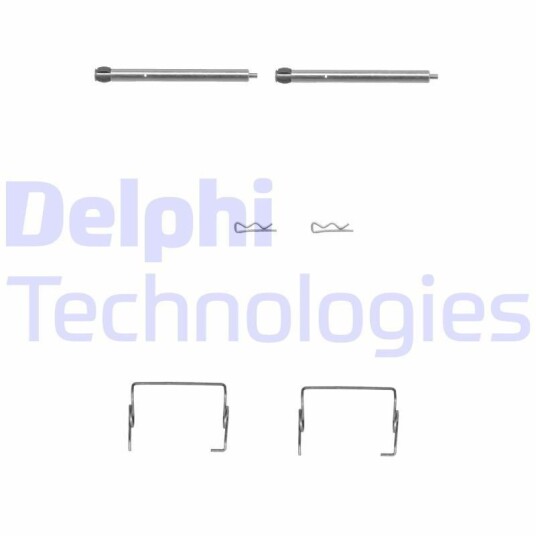 Tilbehørsett, skivebremse belegg DELPHI LX0264