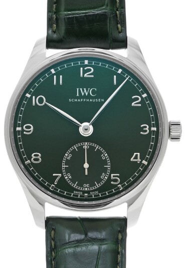IWC Herreklokke IW358310 Portugieser Grønn/Lær Ø40.4 mm IWC Herreklokke IW358310 Portugieser Grønn/Lær Ø40.4 mm