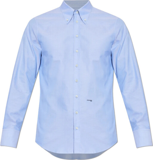 Dsquared2 Herre Skjorter Blå M, Dsquared2 Herre Skjorter Blå M,