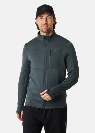 Swedemount Trondheim Midlayer Full Zip Dusty Olive L Trøyer Swedemount Trondheim Midlayer Full Zip Dusty Olive L Trøyer