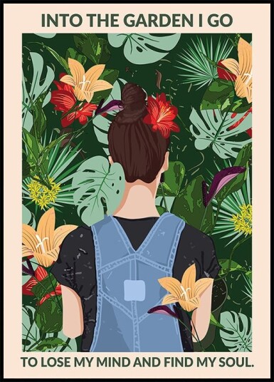 Into the Garden Standard Wall Art Plakat Plakat / 21x30cm Into the Garden Standard Wall Art Plakat Plakat / 21x30cm