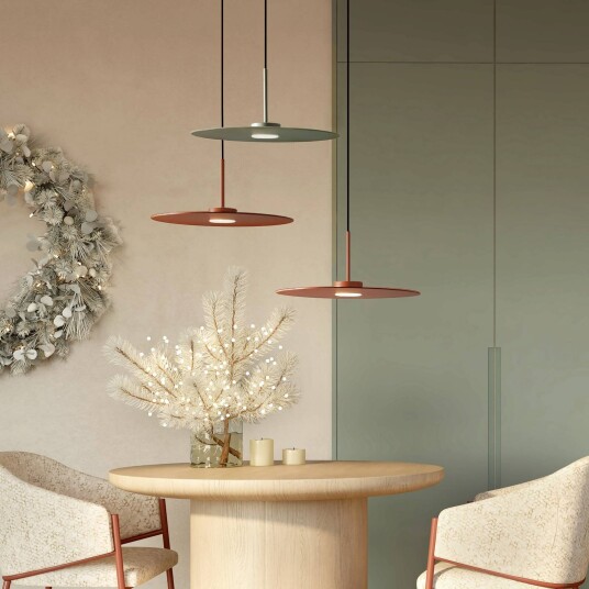 Euluna Pendellampe Simone Nowodvorski Lighting dimbar Blå Stue / spisestue Metall Moderne