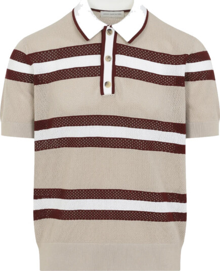 Dries Van Noten Herre Topper Beige L,