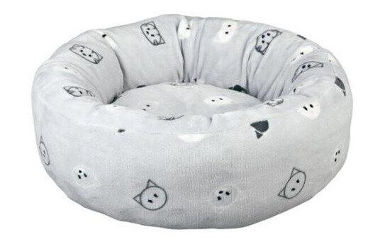Trixie Katteseng Mimi 50 cm Lysegrå med Vendbar Pute og Plysj Trixie Katteseng Mimi 50 cm Lysegrå med Vendbar Pute og Plysj