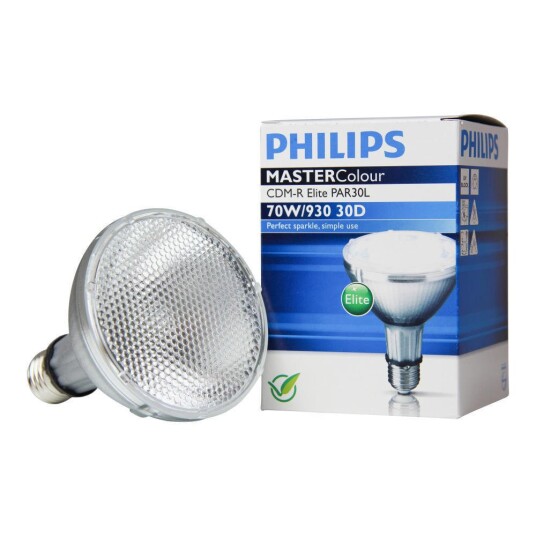 Philips MASTERColour E27 CDM-R Elite PAR30L 70W 30D - 930 varm hvit | beste fargegjengivelse