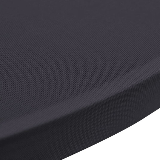vidaXL Elastisk bordduk 4 stk 60 cm antrasitt