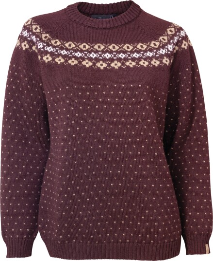 Ivanhoe Women's Sire Crewneck Ruby Wine 40 Ivanhoe Women's Sire Crewneck Ruby Wine 40