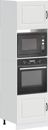  Ovnskap 2 stk Lucca hvit konstruert tre 8721158506399