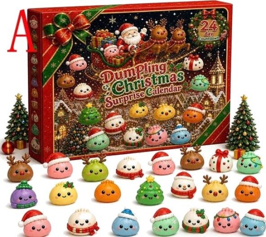 Jule Squishies Adventskalender 2026 Nedtellingskalender for voksne c# C#