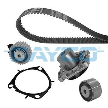 Vannpumpe + tannremmsett DAYCO KTBWP3340 Vannpumpe + tannremmsett DAYCO KTBWP3340