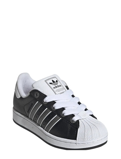 Adidas Originals Core Black/Matte Silver/Ftwr White Superstar Ii J Sneakers 38 2/3
