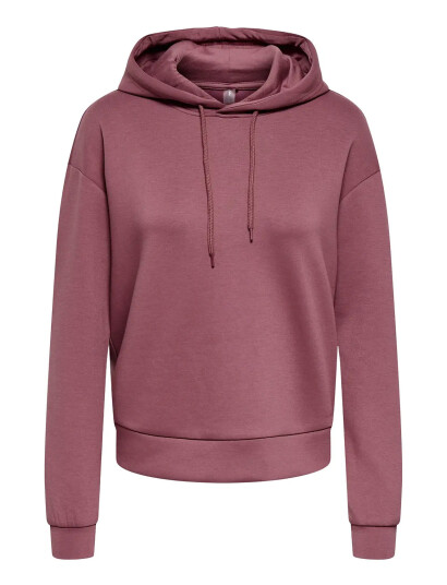 Only Play Onplounge Hood Ls Swt Noos   Pink   M
