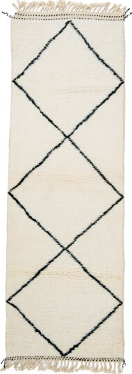 Kelim teppe Marokkansk Beni Ourain 285 x 95 cm Størrelse: 285 x 95 cm Kelim teppe Marokkansk Beni Ourain 285 x 95 cm Størrelse: 285 x 95 cm