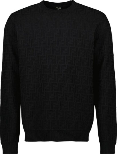 Fendi Herre Strikkevarer Svart M,