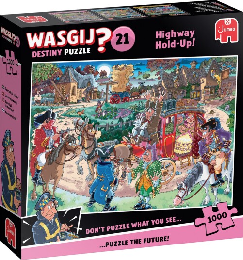 Wasgij Destiny 21 Puslespill Highway Hold-Up! 1000 Brikker Wasgij Destiny 21 Puslespill Highway Hold-Up! 1000 Brikker
