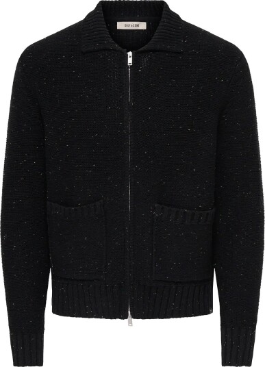 ONLY & SONS Onssting Rlx Naps Cardigan Knit Ww Black XS ONLY & SONS Onssting Rlx Naps Cardigan Knit Ww Black XS