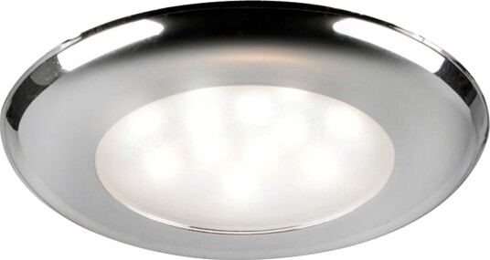SOLE innfelt LED taklampe forkrommet bryter