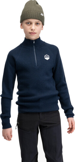 Bergans Fana Wool Sweater Junior Blå 152