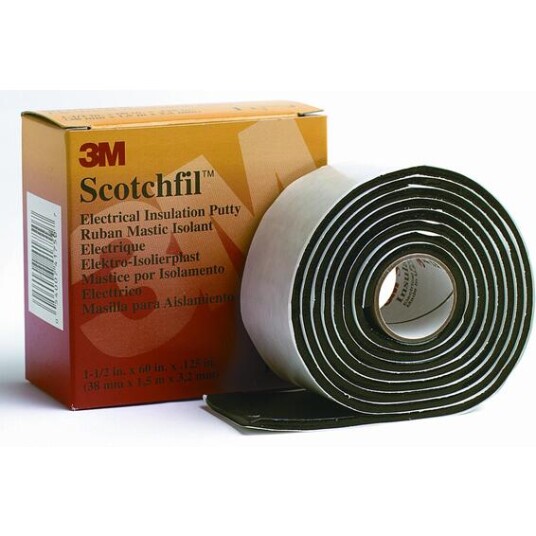 3M Scotchfil Vulktape 38mm X 1,5m Sort 3M Scotchfil Vulktape 38mm X 1,5m Sort
