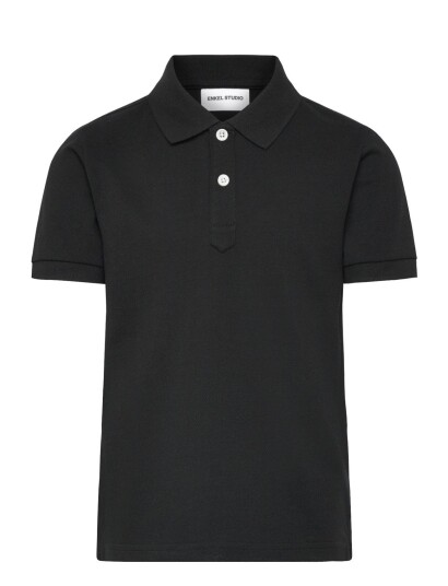 Enkel Studio Polo Shirt Black 146 Enkel Studio Polo Shirt Black 146
