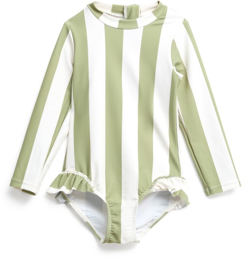Nordbjörn Sandsjön UV-Drakt Green Stripe 98-104