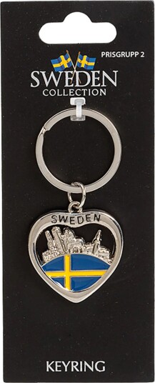 Hisab/Joker Suvenir Nøkkelring Sweden City 70127