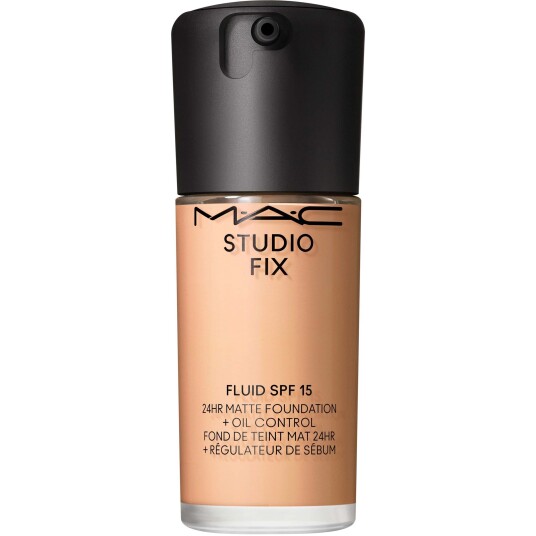 MAC Studio Fix Fluid N6.5 30ml Medium til Full Dekkevne Foundation med SPF 15