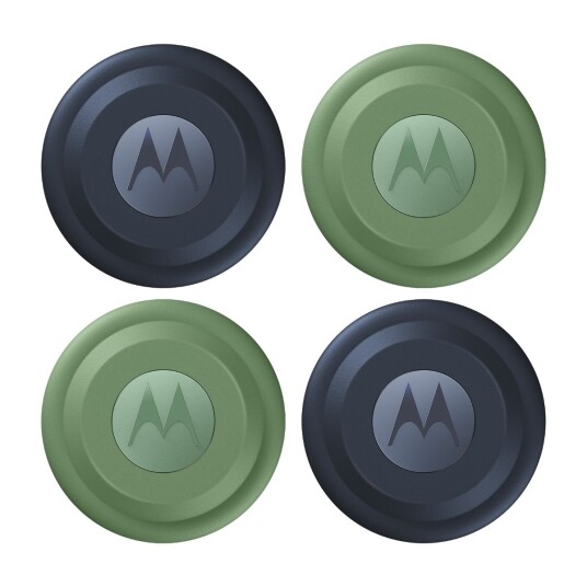 Motorola Moto Tag sporer (4-pakning) (blåbær & jadegrønn)