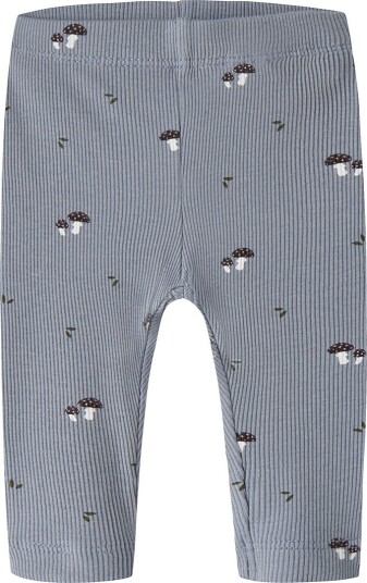 Name It Leggings Rib NbmOley Tradewinds Name It 1 år (80) Leggings Blå Grå