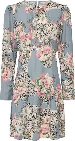by Ti Mo Viscose Mini Dress   Blue   XL