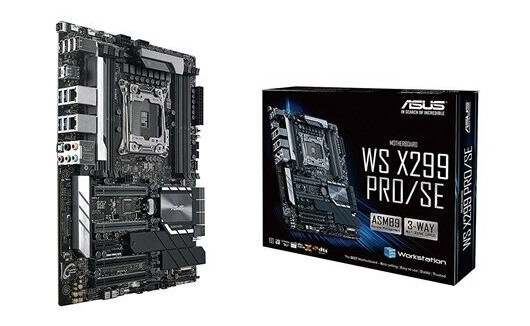 ASUS WS X299 PRO/SE Hovedkort - Intel X299 - Intel LGA2066 socket - DDR4 RAM - ATX ASUS WS X299 PRO/SE Hovedkort - Intel X299 - Intel LGA2066 socket - DDR4 RAM - ATX