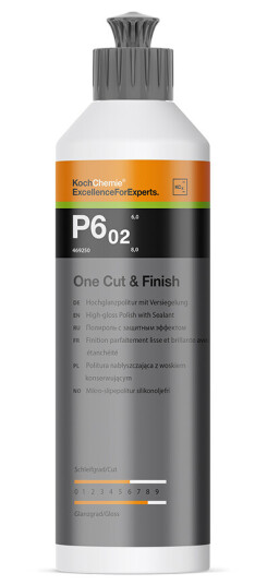 Koch-Chemie One Cut & Finish P6.02 – Medium poleringsmiddel m/ voks - 250ml Koch-Chemie One Cut & Finish P6.02 – Medium poleringsmiddel m/ voks - 250ml