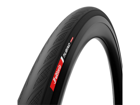 Vittoria Rubino V G2 tube road foldedekk 700x28c svart Vittoria Rubino V G2 tube road foldedekk 700x28c svart